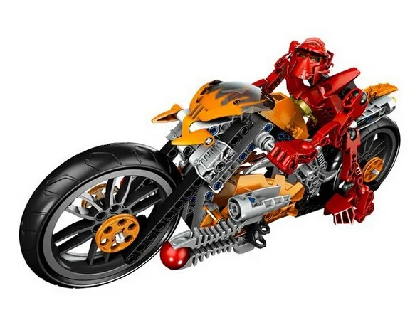 Фабрика Furno Bike 7158 Decool 9368 Hero мотоцикл строительный блок Bionicle Eductional Diy Кирпич