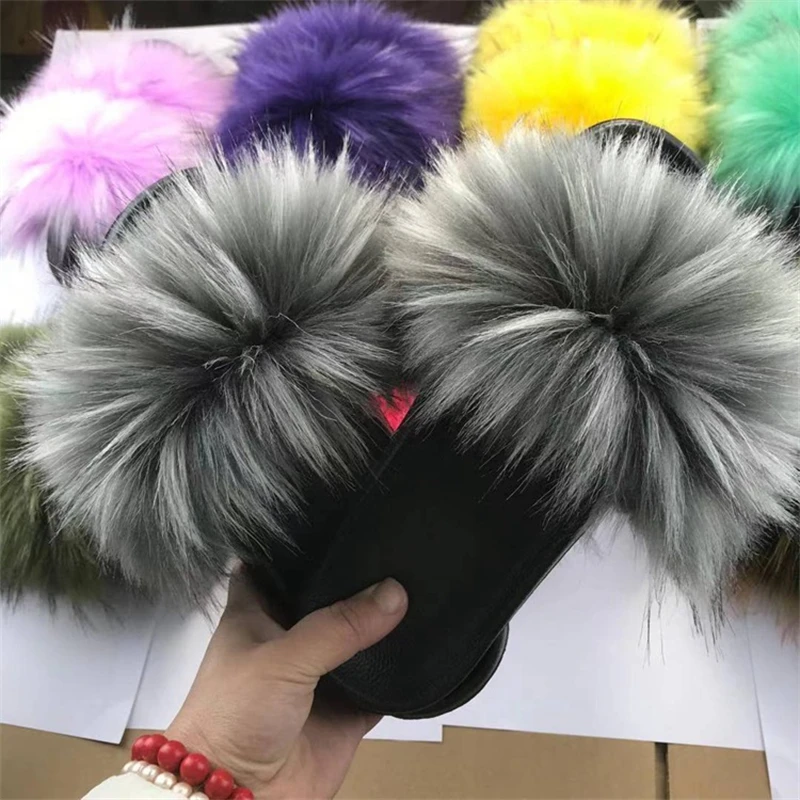 Paire De Manchettes (poignets) En Fausse Fourrure Renard - Pour Femme, Taille Unique, Acrylique