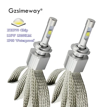 

2PCS car headlight H4 XHP70 110W 13200LM LED H7 lamp 9012 HIR2 H8 H9 H11 9005 HB3 9006 HB4 auto headlamp fog light bulbs 12V 24V