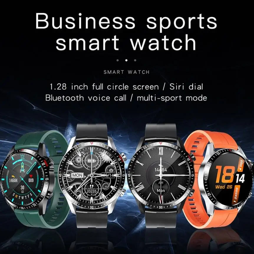 CAH20072902O_CK29 Round Thin 1.28 Screen Smart Watch Bluetooth Touch Waterproof IP67 Smart Band Call Temperature Multi-dials Smart Bracelet (16)