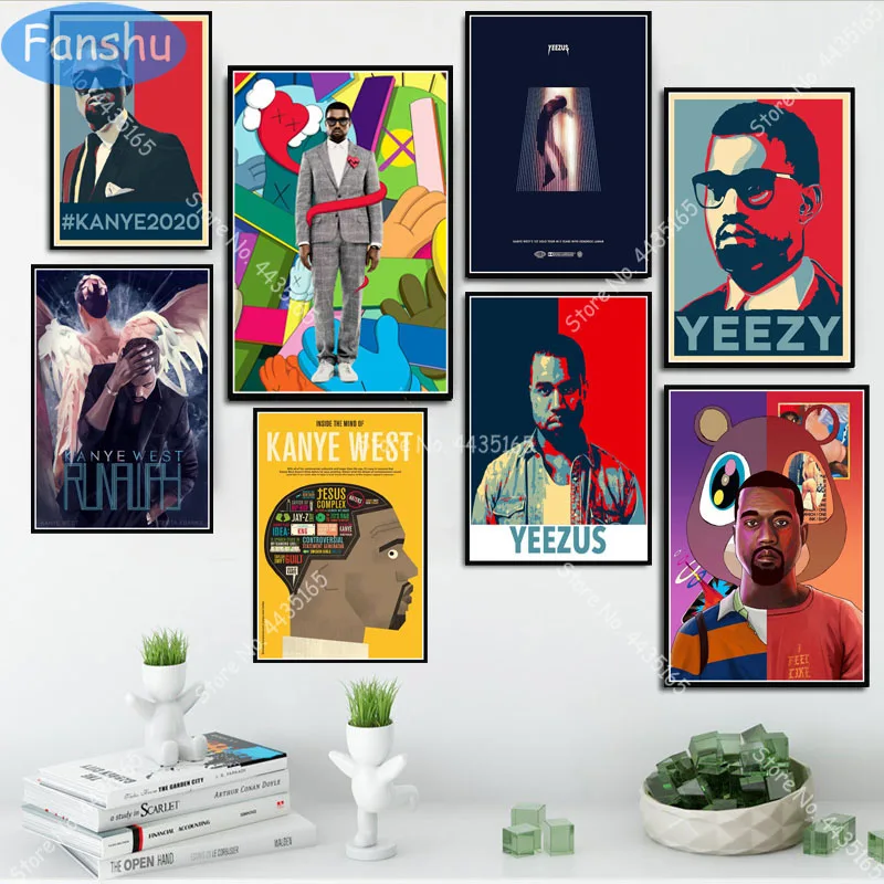 Kanye West Poster The Life Of Pablo Rap Hip Hop Super Star Canvas Painting Posters And Prints Wall Art Picture Room Home Decor Painting Calligraphy Aliexpress