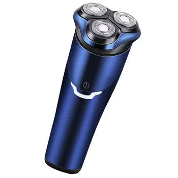 

1Pc USB Shaver T72 Body Wash Beard Shaver Electric Power Shaver For Men (Blue)