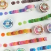 100Pcs/roll Candy Colorful Dots Washi Tape Round Stickers Dot Stickers for Diary Planner Scrapbooking Photo DIY Decorative ► Photo 1/5
