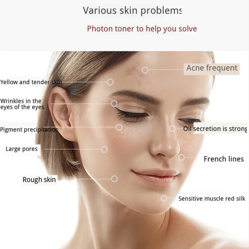  Colorful Light LED Skin Care Tool Face Tightening Therapy Acne Device Wrinkle Removal Whitening Pho