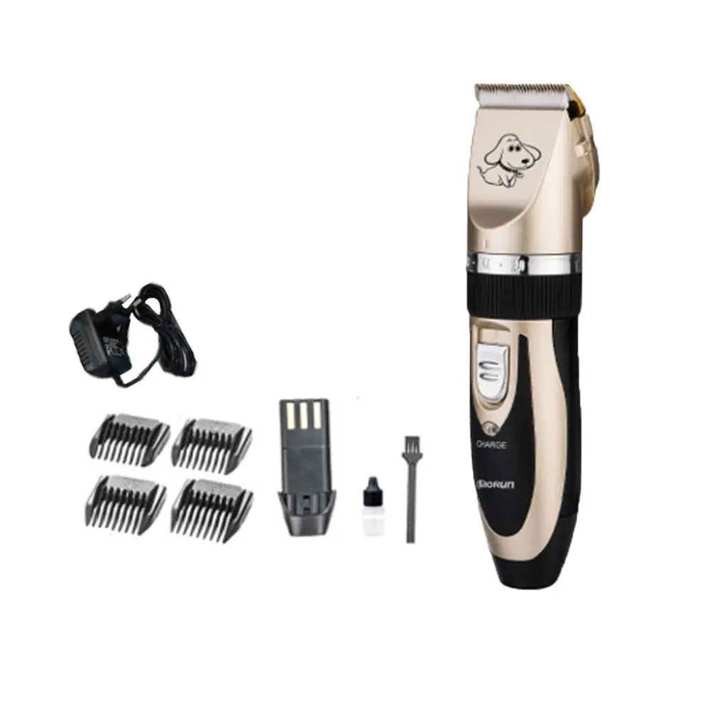 

Pet Shaver Dog Clipper Animal Hair Clipper Plug-In / Rechargeable Hair Clipper Barber Shear Self-Contained Trim Set
