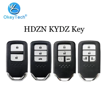 

OkeyTech KYDZ 08 Car Key Shell Shape Keydiy HDZN 2 3 4 Button KD Remote Key with Inser Blade Suit for Overseas