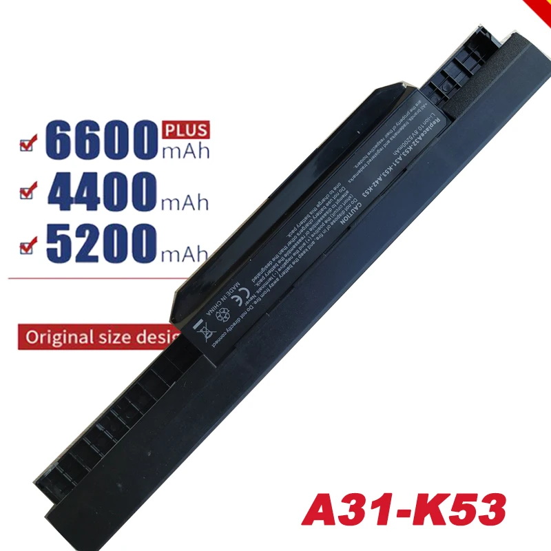 Новый 6 элементный Аккумулятор для ноутбука Asus k43e k43sv k53 k53s k53sv k53z|battery for asus|battery asus