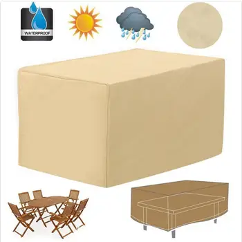 

Furniture Cover Waterproof Dustproof Chair Table Sofa Protective Cover For Outdoors Garden Patio Table And Chair Storage Cover