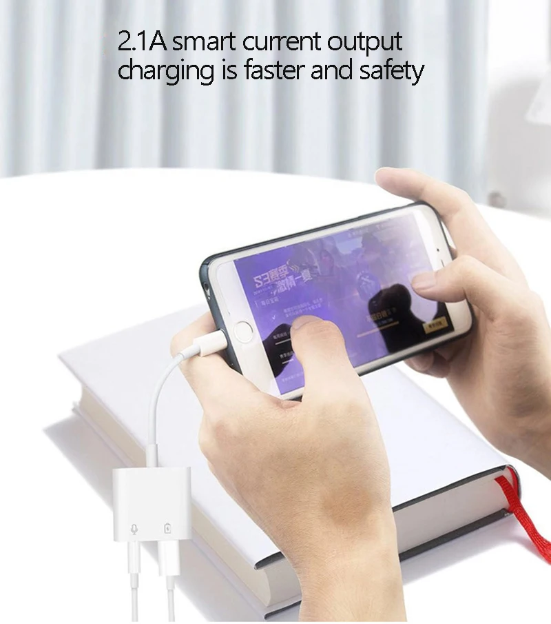3 5mm Jack Headphone Adapter for iOS 13 Aux 3 5 mm Audio Charging for iPhone 7 8 X XR XS MAX for Lightning Cable Converter
