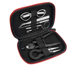 Jeu de pincettes, sac à outils, ciseaux, tournevis, pincettes droites et incurvées de précision industrielle, ensembles d'outils à main, accessoires de bricolage 