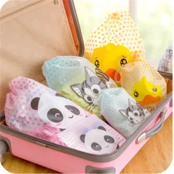 

Women And Girl Cartoon Cute Travel Cosmetic Bag Makeup Bag Waterproof Pouch Toiletry Storage Organizer Wash String Case 1PCS