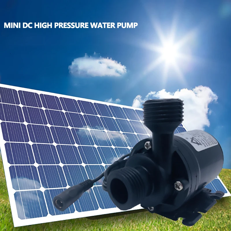 

DC 12V 24V Solar Brushless Motor Water Circulation Watering Washing Pump Submersible Water Pump