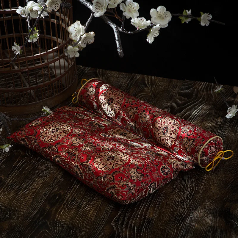 Red lotus set pillow Шейного позвонка Массаж Подушка - Цвет: Red lotus set pillow
