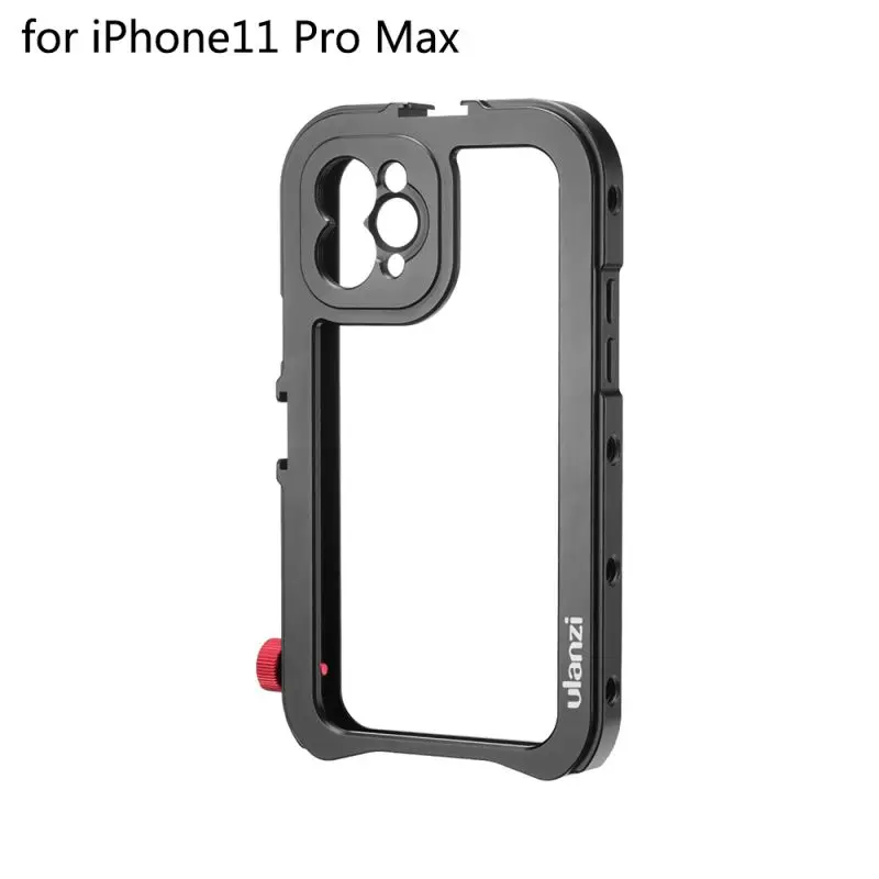 

Metal Phone Cage For IPhone 11/11 Pro/11 Pro Max 17mm Interface Cage Vlog Video Accessory For Lens D