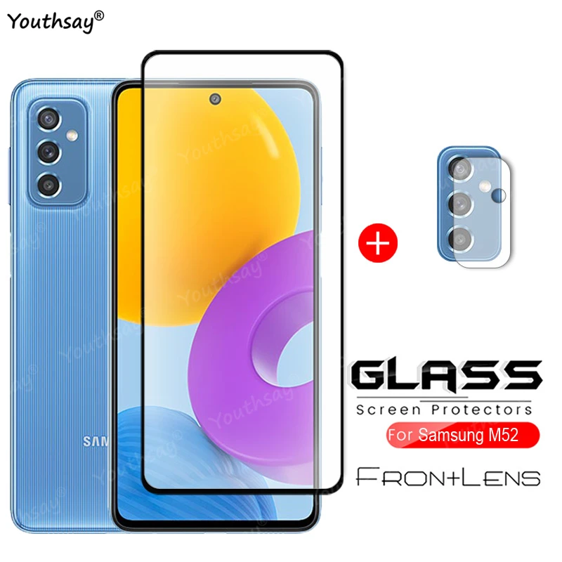 Per Samsung Galaxy M52 Vetro Per Samsung M52 Pellicola Proteggi Schermo In Vetro Temperato Per Samsung Galaxy M52 5G