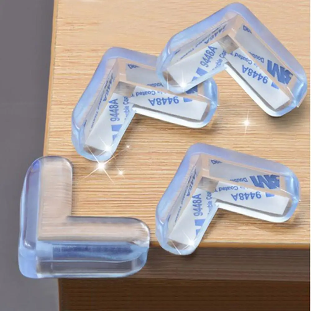 

4Pcs Children Safety Clear Anti Collision Corner Edge Bumpers Guards Protectors