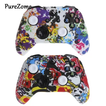 

Popular Silicone Gamepad Cover + 2 Joystick Caps For XBox One X S Controller