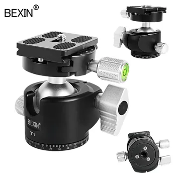 

T1 Tripod head panoramic head shooting ballhead low profile compact ball head monopod heads video mount for dslr camera tripod