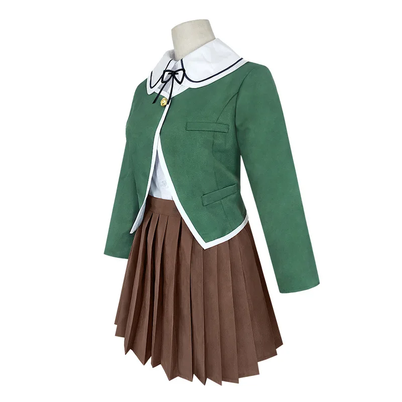 Kuma Chihiro Fujisaki Cosplay Costume Danganronpa Fujisaki Cosplay Wig Women's JK Uniforms Suit Halloween Carnival Costume0 (4)