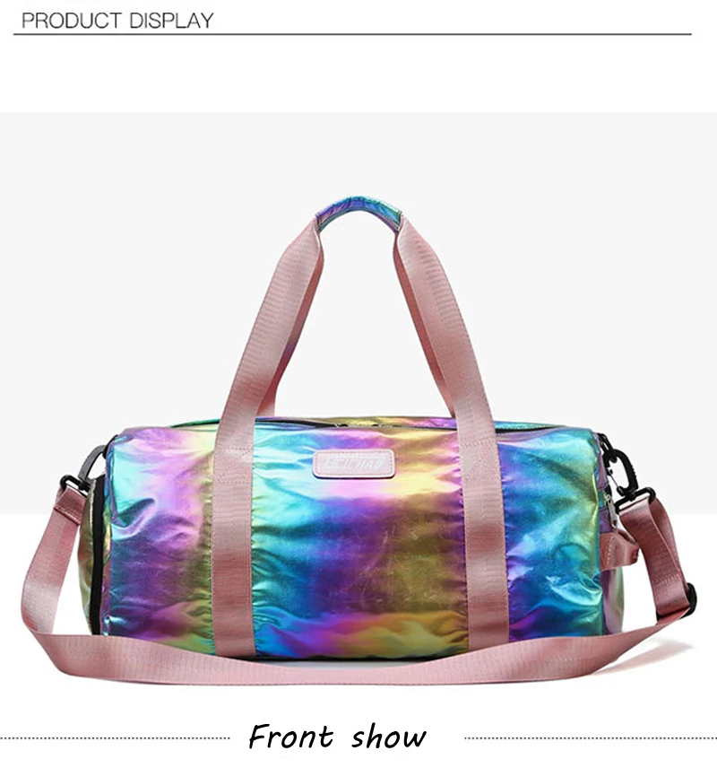 colorful gym bag