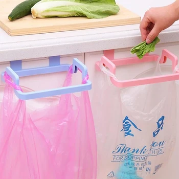 

Kitchen Cupboard Hanger Shelf Trash Bag Door Rack Holder Wipers Rack Over Bar Storage Racks Hanging Bag Hooks Plastic Hanger