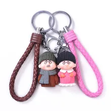 Милое время, мама, старый человек, где пары, простой брелок, подвеска, креативный мультфильм, автомобиль, брелок