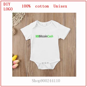 

new born baby boy clothes 3 to 6 months Bitcoin Cash (BCH) Crypto Letter Newborn Bodysuits baby Summer Rompers Baby Clothes