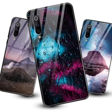 Чехол из закаленного стекла для Xiaomi 5X6X8 9 SE A1 A2 Lite Мягкий чехол из ТПУ для Redmi Note 4x 5A 6 7 Pro Prime жесткий бампер чехол для телефона