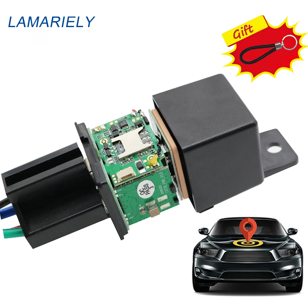 Car Relays GPS Tracker Car Shock Alarm GPS GSM Locator Tracking Device Remote Control Anti-theft Monitoring Cut Off Oil Power