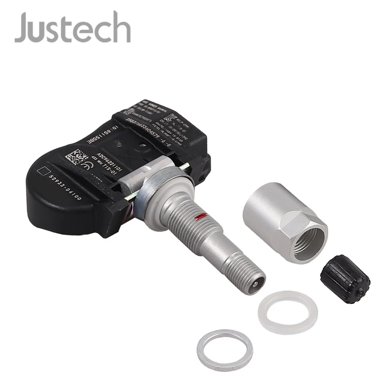 Justech TPMS Датчик давления в шинах 433 МГц система мониторинга 52933-d4100 для KIA hyundai Genesis датчик давления в шинах автомобиля