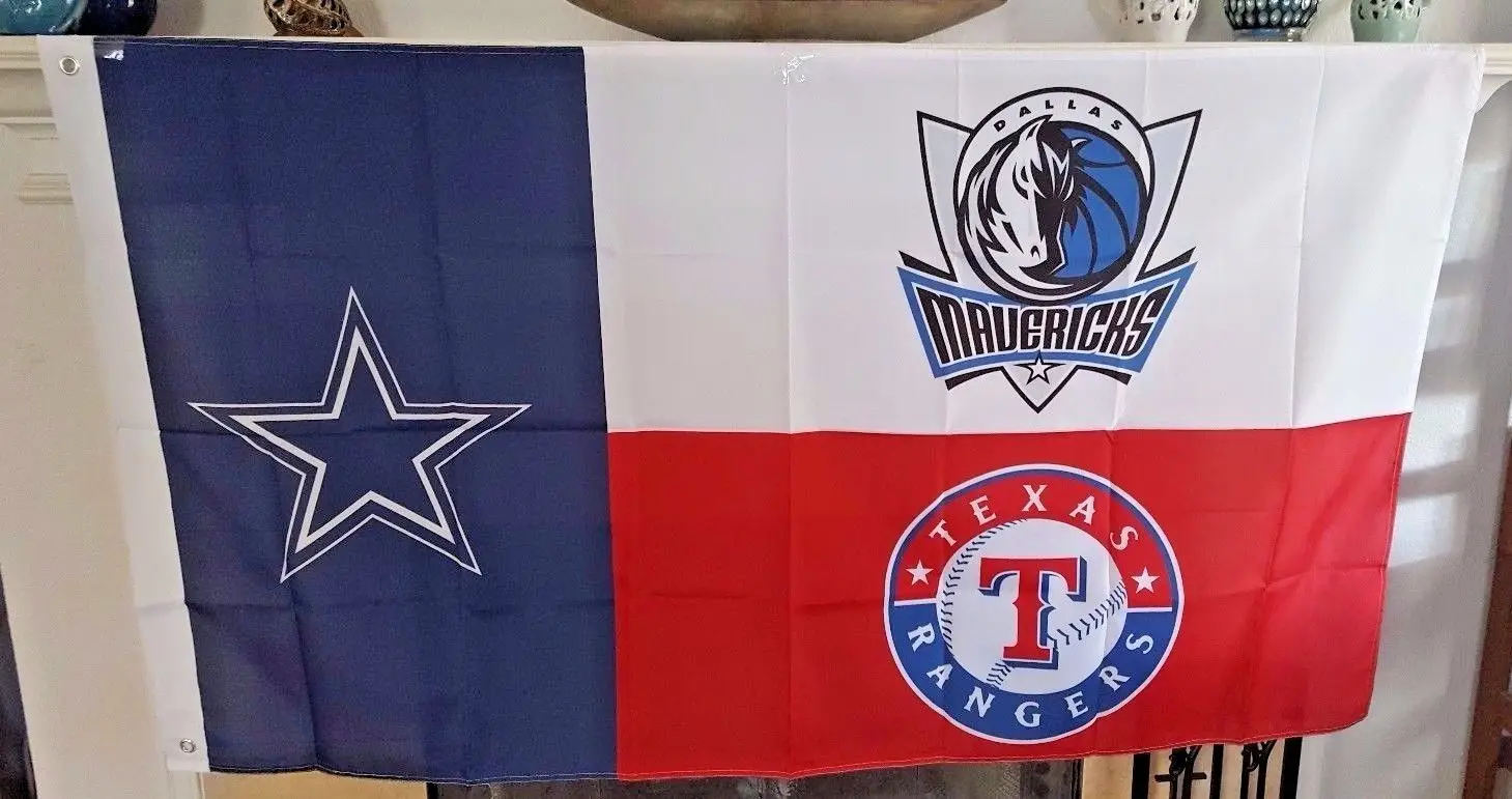 3ft x 5ft 3 x5ft Dallas в ковбойском стиле Dallas Mavericks Техас все флаг Далласа печати баннер, флаг из полиэстера Размеры 150*90 см