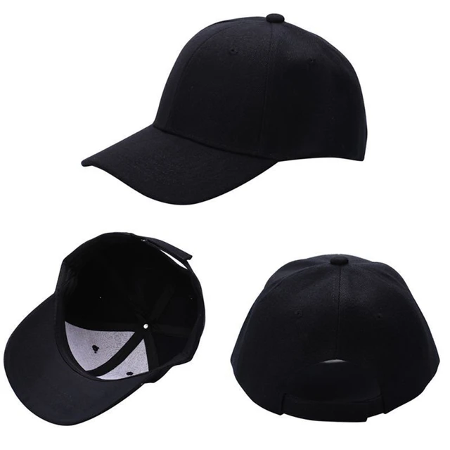 Women Men Hat Curved Sun Visor Light Board Solid Color Baseball Cap Men Cap  Outdoor Sun