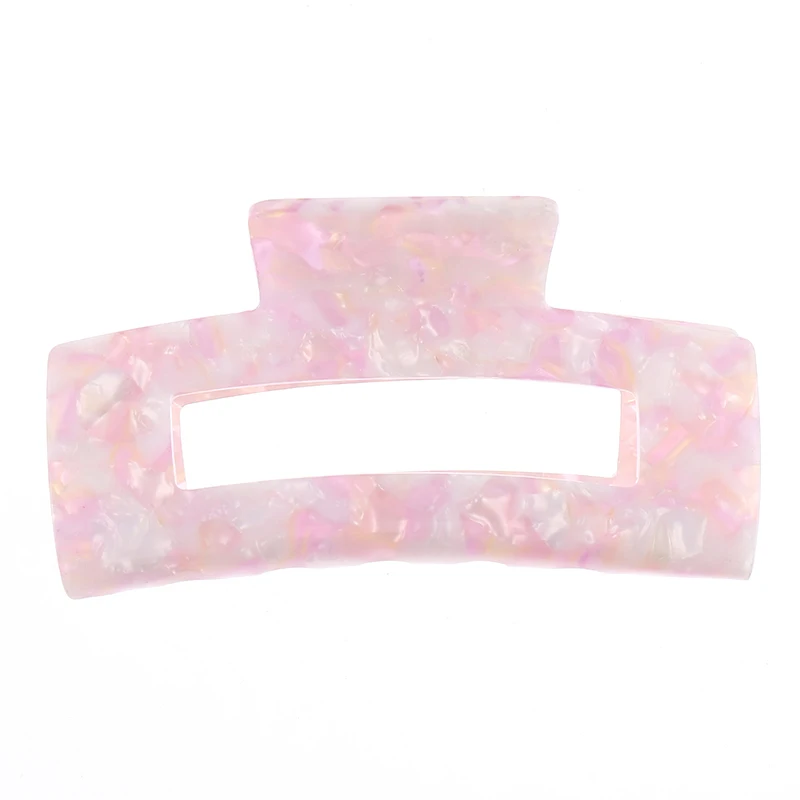 wide headbands for short hair DEFECTS LOGO   ____  10.2cm large size acetate acrylic marble retro hair accessories Simple ins hair claw clips ladies headbands for short hair Hair Accessories