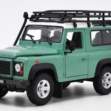 Welly 1/124 1:24 Ностальгический Land Rover Defender внедорожник автомобиль литье под давлением модель игрушки на день рождения для детей мальчиков и девочек