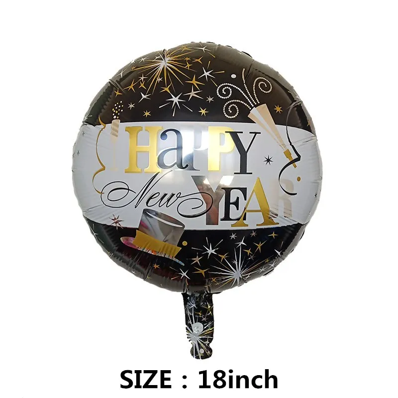 金色圆球新年快乐