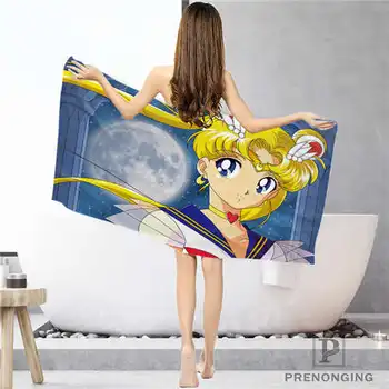 

Custom sailor-moon- (1) Bathroom Washcloth Towels Face Towel/Bath Towel Shower Towels Size 33x74cm/72x143cm#18-12-16-02-95