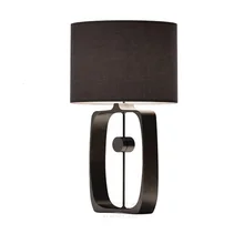 Сделано в Китае, Металлическая черная окрашенная современная настольная лампа для гостиной, Декор для дома, decoracao para casa