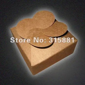 

Four Leaf Clover paper boxes, jewelry paper boxes,Packing boxes 100set/lot 8.5cmX8.5cmX3.5cm