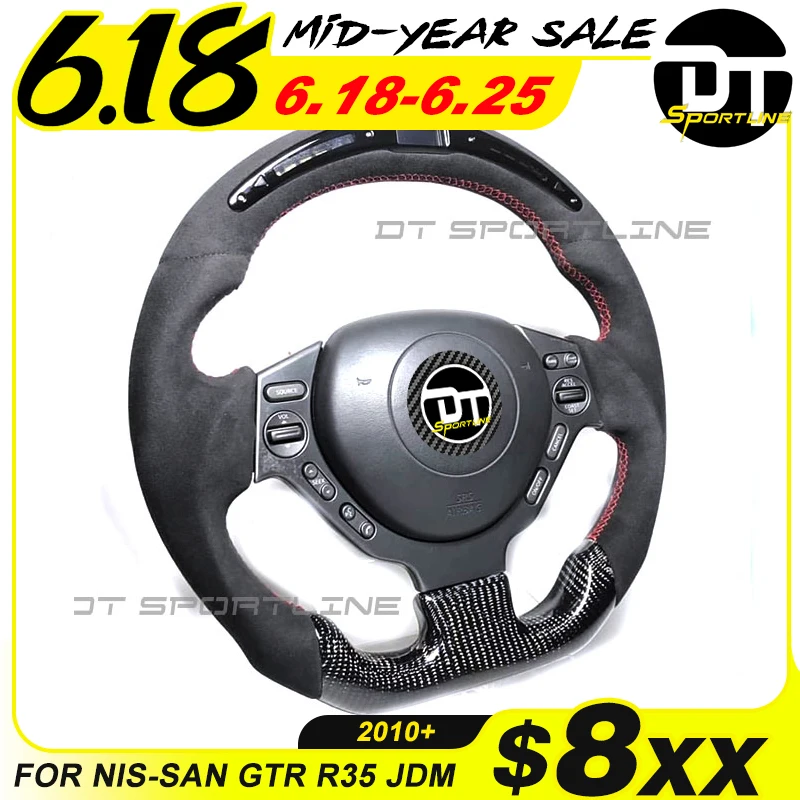 Carbon Fiber LED Race display Steering Wheel FOR NISSAN GTR R35 JDM | Автомобили и мотоциклы