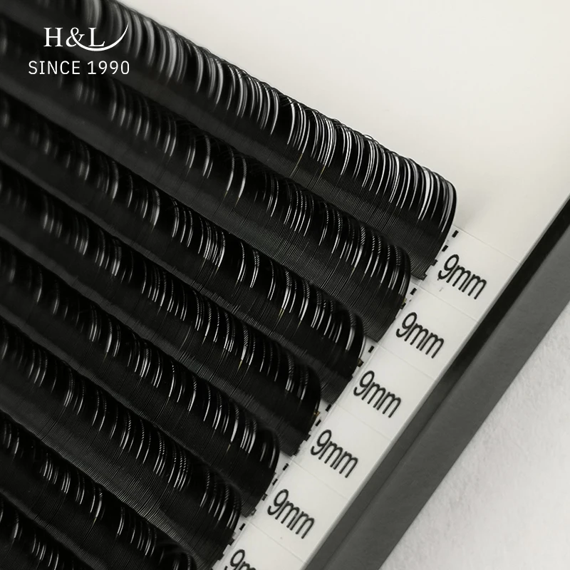 H& L с 1990 16 рядов 0,10 толщина отдельных ресниц Искусственные Ресницы cilios для профессионалов мягкая норка наращивание ресниц