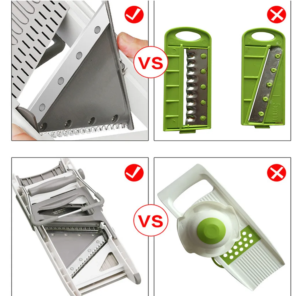  Multifunctional vegetable slicer household potato slicer potato chip slicer radish grater Kitchen T - 4000400815265