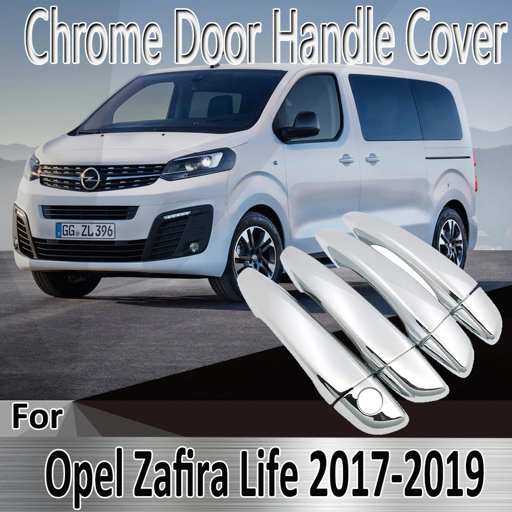 For Opel Zafira Life 17 18 19 Styling Stickers Decoration Chrome Door Handle Cover Paint Refit Car Accessories Car Stickers Aliexpress