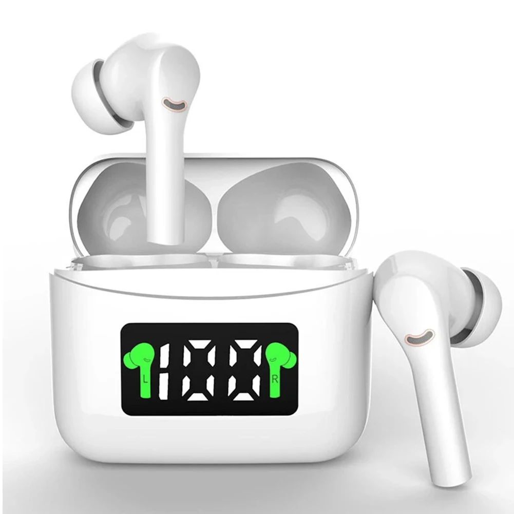 Beautiful TWS 5 2 headset earbuds shock bass wireless LED display Touch control auriculares bluetooth earphone Waterproof 2020