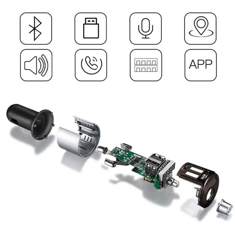 C27A автомобильный беспроводной Bluetooth fm-передатчик двойной USB зарядное устройство ЖК MP3-плеер радио