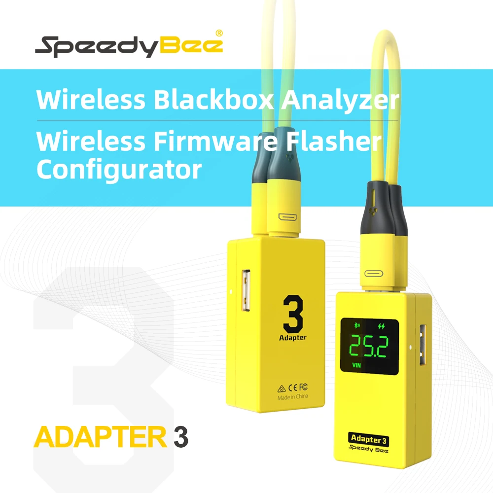 Velocidadeybee Analisador Blackbox sem Fio Flasher de Firmware Configurador Inav Betaflight Wi-fi Bluetooth Adaptador Runcam - Image 3
