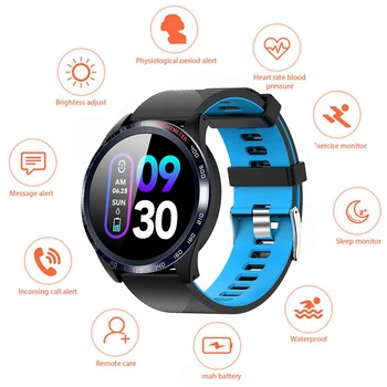 

New Smart Watch Men Women Fintess Tracker IP67 Waterproof with Heart Rate Blood Pressure Monitor Bluetooth Smartwatch Watch Men