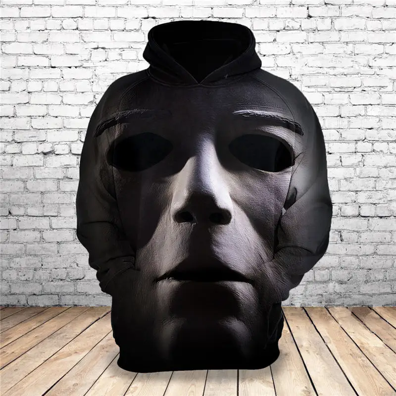 

2019 Hot New Sweatshirt Customize Design Myers 3D Printed Unique Hoodies Fashion Pullovers Tops Men Clothing Drop Shipping