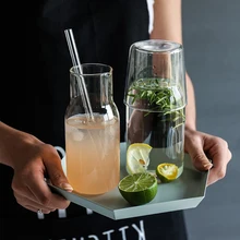 500/360 мл японский стеклянный термостойкий напиток, чайник, напитки, бутылка для молока, чашка для дома, кухни, бара, кружка для питьевой воды с крышкой