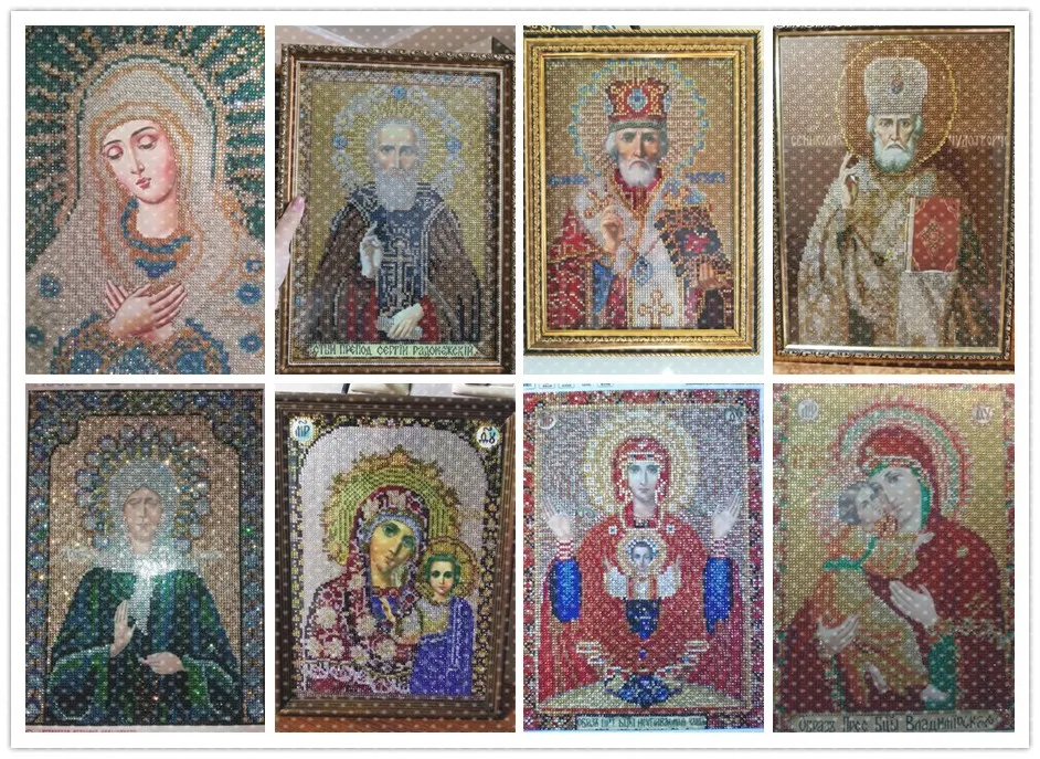 2020 Diy Алмазная картина религиозные иконы кристальная религиозная вышивка Стразы