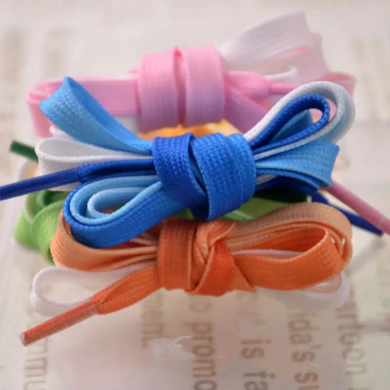 90 100 120 150cmFlat Color Gradient Changing Colors Shoe Laces Camping Boots Shoelace Canvas Strings Growing sport shoelaces 90 100 120 150cmFlat Color Gradient Changing Colors Shoe Laces Camping Boots Shoelace Canvas Strings Growing sport shoelaces